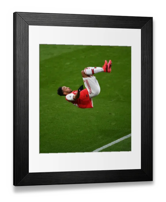 Framed Print : Aubameyang's Brace: Arsenal's Win Against Everton in Premier League (23 February 2020) Framed Print : Aubameyang's Brace: Arsenal's Win Against Everton in Premier League (23 February 2020)