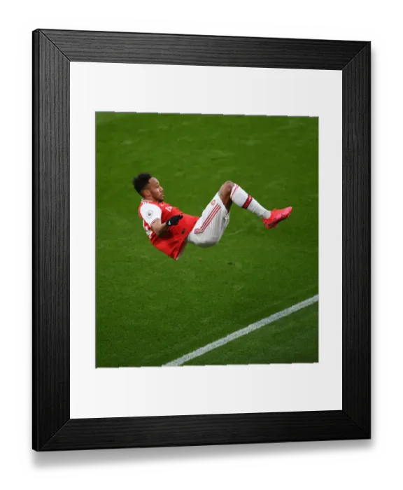 Framed Print : Aubameyang's Brace: Arsenal's Win Against Everton in Premier League (23-02-2020) Framed Print : Aubameyang's Brace: Arsenal's Win Against Everton in Premier League (23-02-2020)