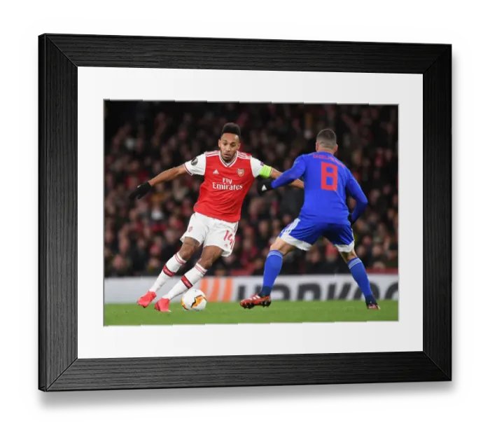 Framed Print : Arsenal vs Olympiacos: Europa League Showdown at Emirates Stadium Framed Print : Arsenal vs Olympiacos: Europa League Showdown at Emirates Stadium