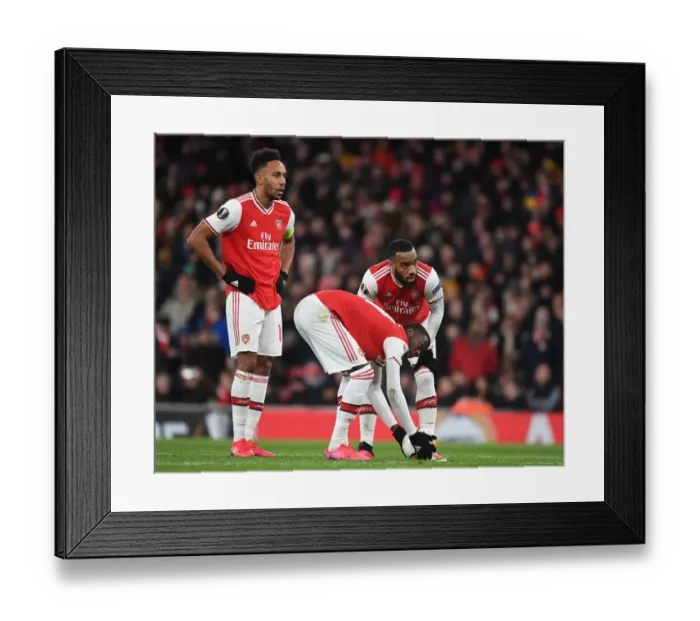 Framed Print : Arsenal vs Olympiacos: Europa League Clash at Emirates Stadium