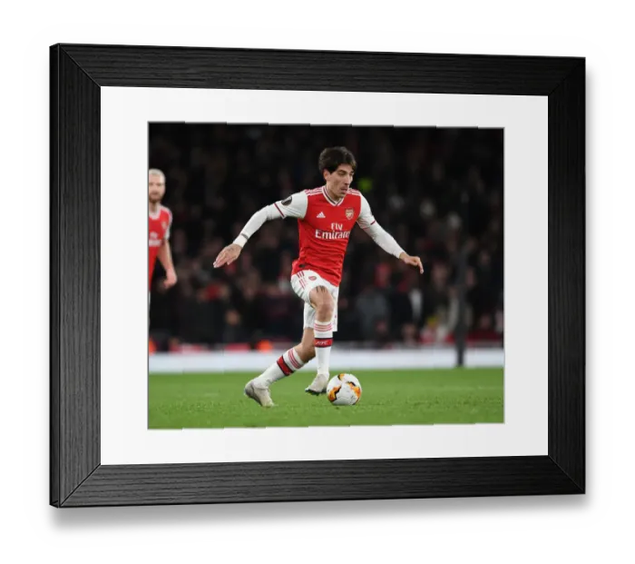 Framed Print : Arsenal's Hector Bellerin in Europa League Action vs Olympiacos at Emirates Stadium Framed Print : Arsenal's Hector Bellerin in Europa League Action vs Olympiacos at Emirates Stadium