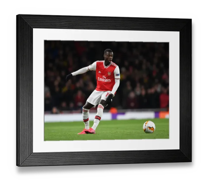 Framed Print : Arsenal's Nicolas Pepe in Action: Arsenal FC vs Olympiacos, Europa League 2020 Framed Print : Arsenal's Nicolas Pepe in Action: Arsenal FC vs Olympiacos, Europa League 2020