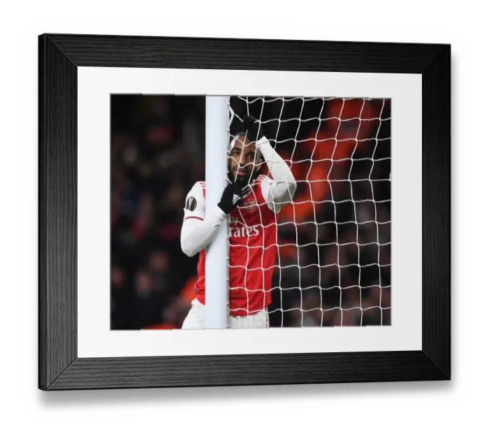 Framed Print : Alexis Lacazette in Action: Arsenal vs. Olympiacos, Europa League Clash (2019-20) Framed Print : Alexis Lacazette in Action: Arsenal vs. Olympiacos, Europa League Clash (2019-20)