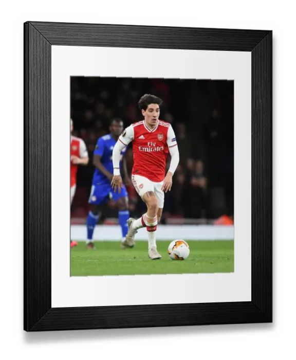 Framed Print : Arsenal's Hector Bellerin in Europa League Action vs Olympiacos at Emirates Stadium Framed Print : Arsenal's Hector Bellerin in Europa League Action vs Olympiacos at Emirates Stadium