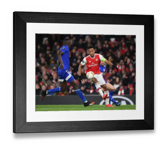 Framed Print : Arsenal's Aubameyang Shines in Europa League Clash vs Olympiacos (February 2020) Framed Print : Arsenal's Aubameyang Shines in Europa League Clash vs Olympiacos (February 2020)
