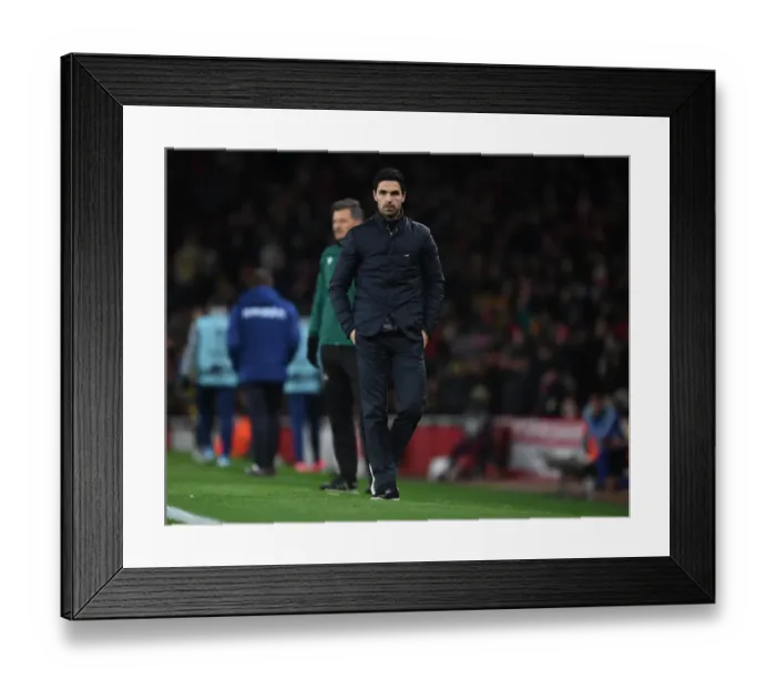 Framed Print : Mikel Arteta Leads Arsenal in Europa League Showdown against Olympiacos Framed Print : Mikel Arteta Leads Arsenal in Europa League Showdown against Olympiacos