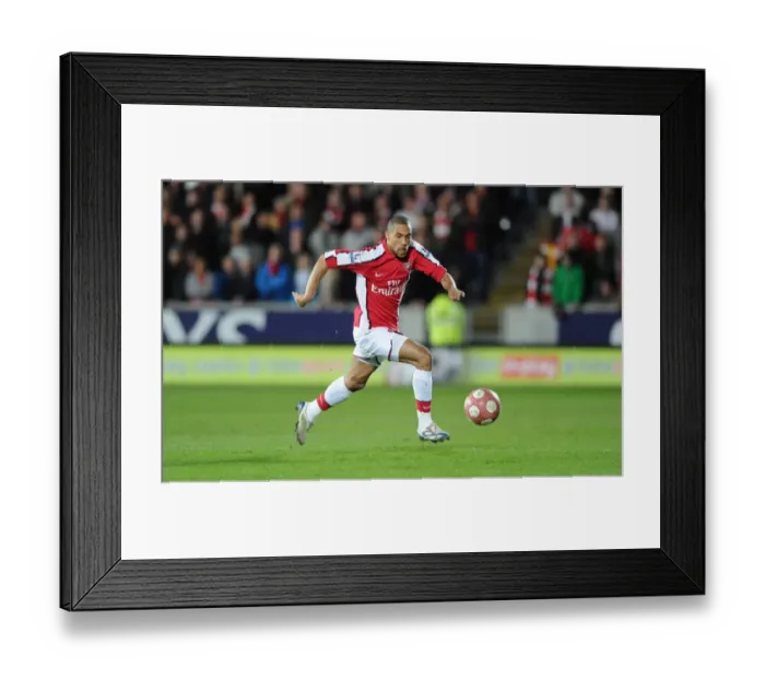 Framed Print : Gael Clichy (Arsenal). Hull City 1: 2 Arsenal, Barclays Premier League, The KC Stadium