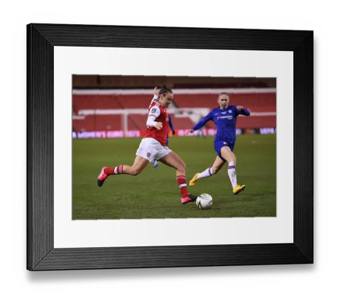 Framed Print : Arsenal Women vs Chelsea Women: FA Womens Continental League Cup Final Showdown Framed Print : Arsenal Women vs Chelsea Women: FA Womens Continental League Cup Final Showdown