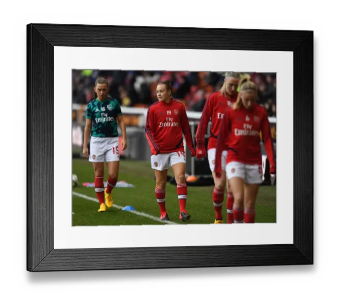 Framed Print : Arsenal's Caitlin Foord Prepares for FA Womens Continental League Cup Final Showdown Against Chelsea Framed Print : Arsenal's Caitlin Foord Prepares for FA Womens Continental League Cup Final Showdown Against Chelsea