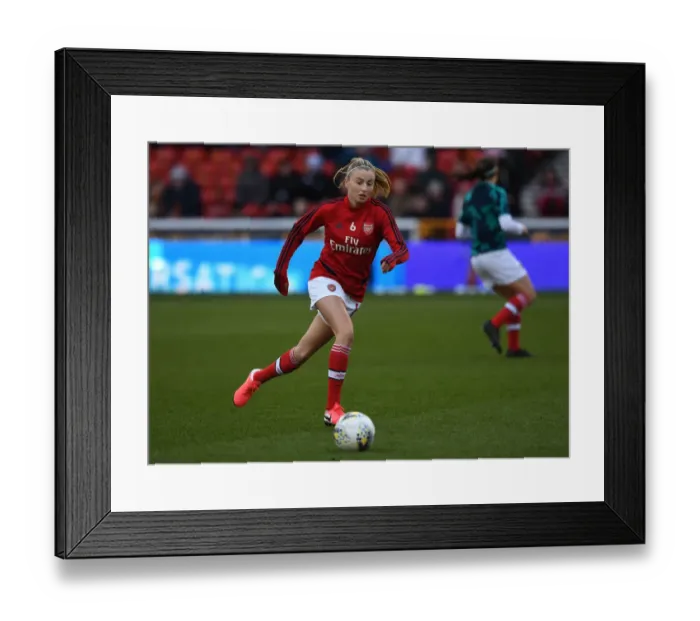 Framed Print : Arsenal's Leah Williamson Gears Up for FA Womens Continental League Cup Final Against Chelsea Framed Print : Arsenal's Leah Williamson Gears Up for FA Womens Continental League Cup Final Against Chelsea