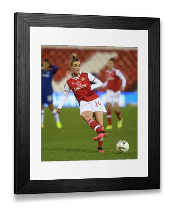 Framed Print : Arsenal Women vs. Chelsea Women: FA Womens Continental League Cup Final Showdown