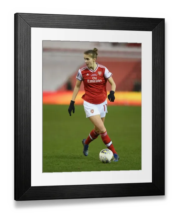 Framed Print : Arsenal's Vivianne Miedema in FA Womens Continental League Cup Final Against Chelsea Framed Print : Arsenal's Vivianne Miedema in FA Womens Continental League Cup Final Against Chelsea