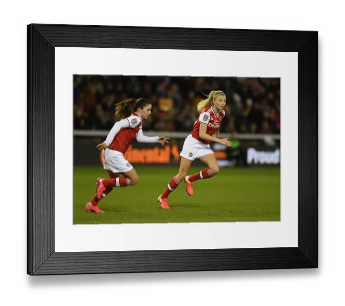 Framed Print : Arsenal Women vs. Chelsea Women: FA Womens Continental League Cup Final Showdown Framed Print : Arsenal Women vs. Chelsea Women: FA Womens Continental League Cup Final Showdown