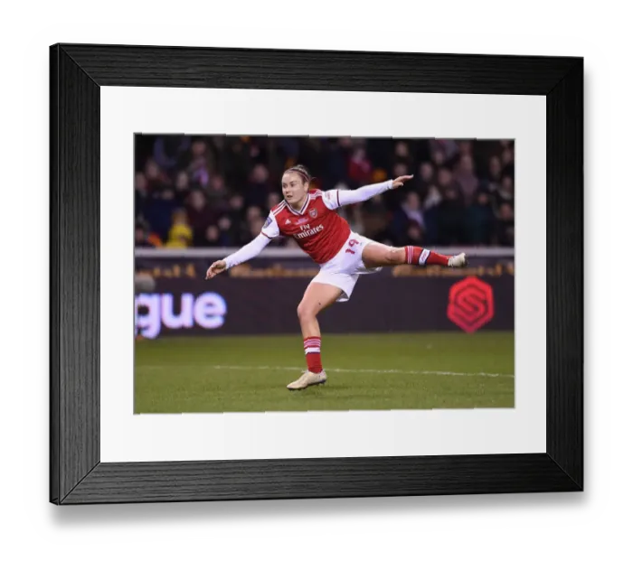 Framed Print : Arsenal's Caitlin Foord Shines in FA Womens Continental League Cup Final Against Chelsea