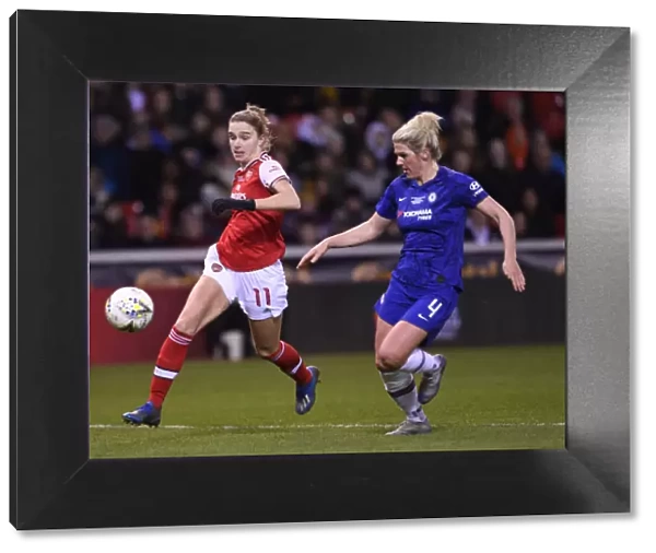 Showdown at the FA Womens Continental League Cup Final: Miedema vs. Bright - Arsenal vs. Chelsea