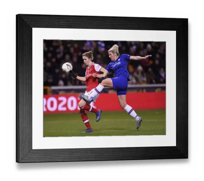 Framed Print : Miedema vs. Bright: A Titanic Clash in the FA Womens Continental League Cup Final - Arsenal vs. Chelsea Framed Print : Miedema vs. Bright: A Titanic Clash in the FA Womens Continental League Cup Final - Arsenal vs. Chelsea