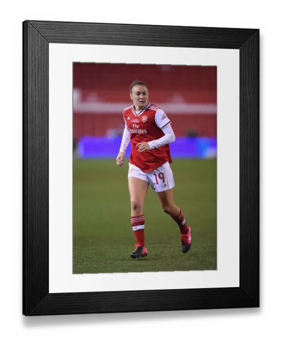 Framed Print : Arsenal Women vs. Chelsea Women: FA Womens Continental League Cup Final Showdown