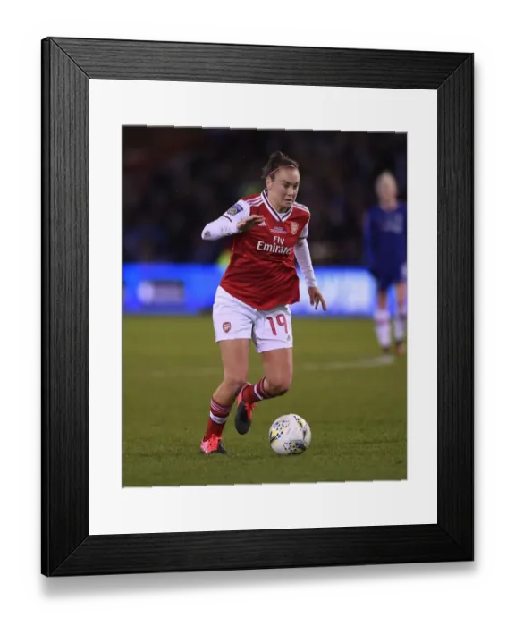Framed Print : Arsenal Women vs. Chelsea Women: FA Womens Continental League Cup Final Showdown