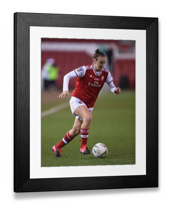 Framed Print : Arsenal Women vs. Chelsea Women: Continental League Cup Final Showdown
