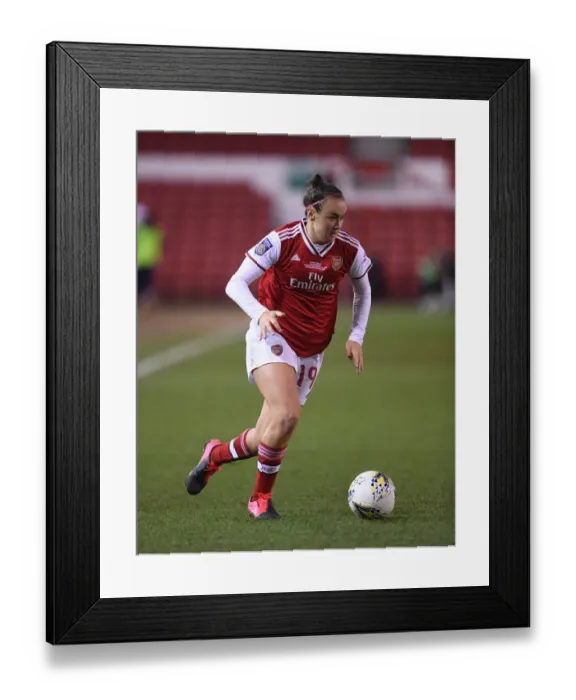 Framed Print : Arsenal Women vs. Chelsea Women: FA Womens Continental League Cup Final Showdown