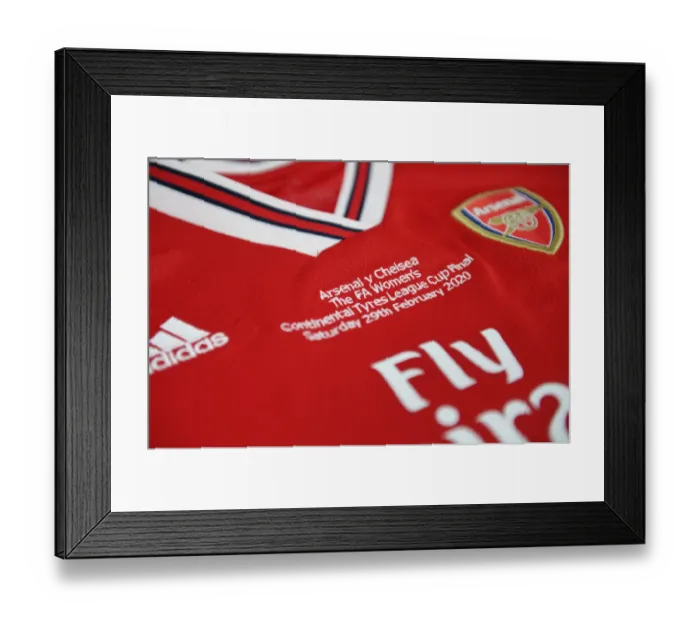 Framed Print : Arsenal vs. Chelsea: FA Women's Continental League Cup Final Showdown