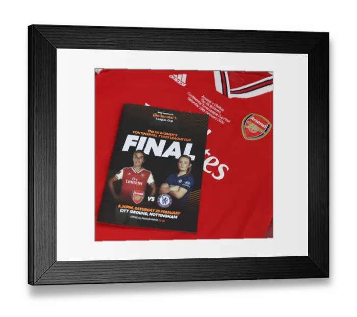 Framed Print : Arsenal vs. Chelsea Women: FA Womens Continental League Cup Final Showdown Framed Print : Arsenal vs. Chelsea Women: FA Womens Continental League Cup Final Showdown