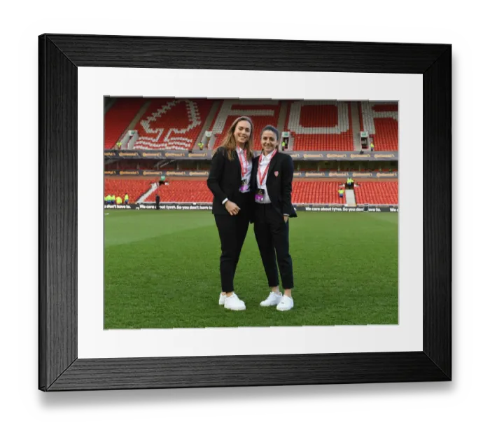 Framed Print : Arsenal Women vs. Chelsea Women: FA Womens Continental League Cup Final Showdown