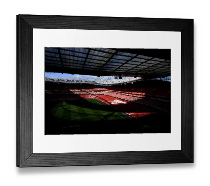 Framed Print : Arsenal's Emirates Stadium: Battlefield for Europa League Showdown Against Olympiacos Framed Print : Arsenal's Emirates Stadium: Battlefield for Europa League Showdown Against Olympiacos