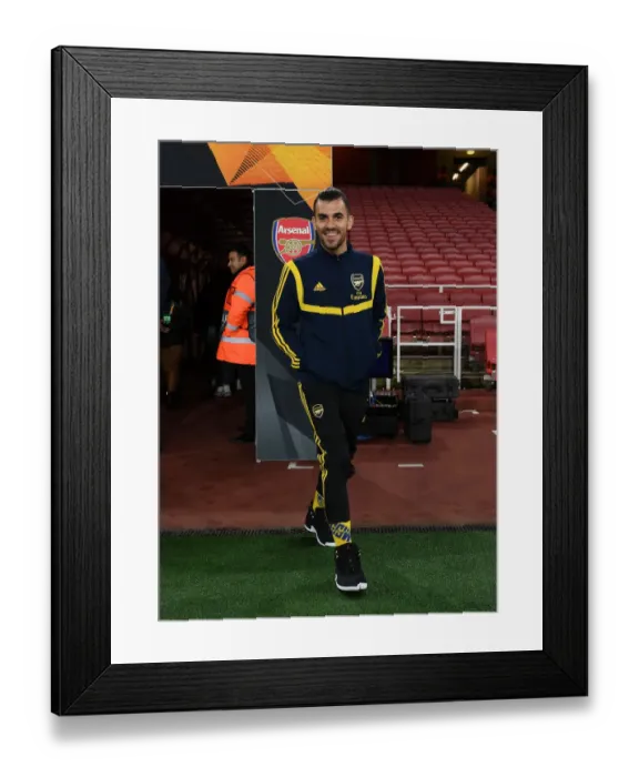 Framed Print : Arsenal FC vs Olympiacos FC: Dani Ceballos Focus Before Europa League Showdown (Arsenal 2019-20) Framed Print : Arsenal FC vs Olympiacos FC: Dani Ceballos Focus Before Europa League Showdown (Arsenal 2019-20)