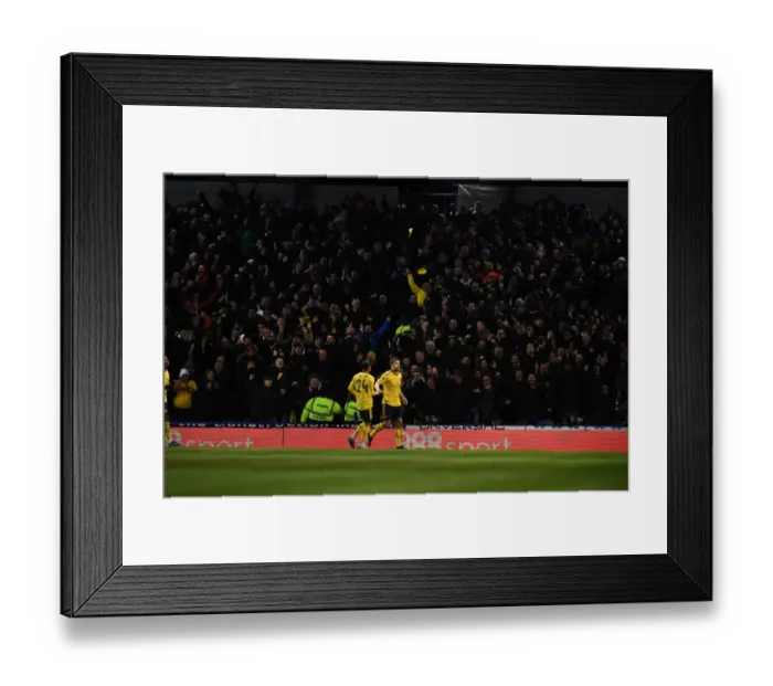 Framed Print : Sokratis Scores the Winner: Portsmouth vs. Arsenal, FA Cup Fifth Round, 2020