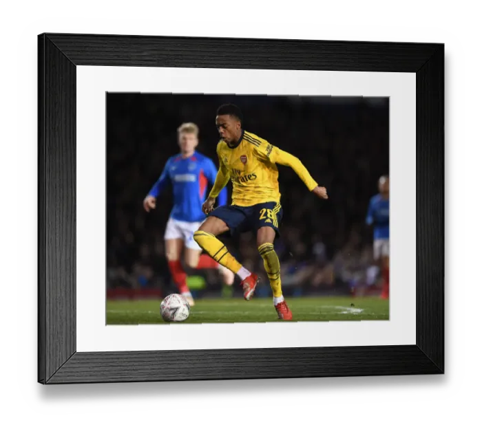 Framed Print : Joe Willock's Standout Display: Arsenal Advances in FA Cup Against Portsmouth Framed Print : Joe Willock's Standout Display: Arsenal Advances in FA Cup Against Portsmouth