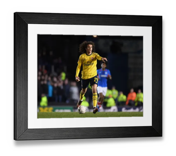 Framed Print : Arsenal's Matteo Guendouzi in Action against Portsmouth in FA Cup Fifth Round Framed Print : Arsenal's Matteo Guendouzi in Action against Portsmouth in FA Cup Fifth Round