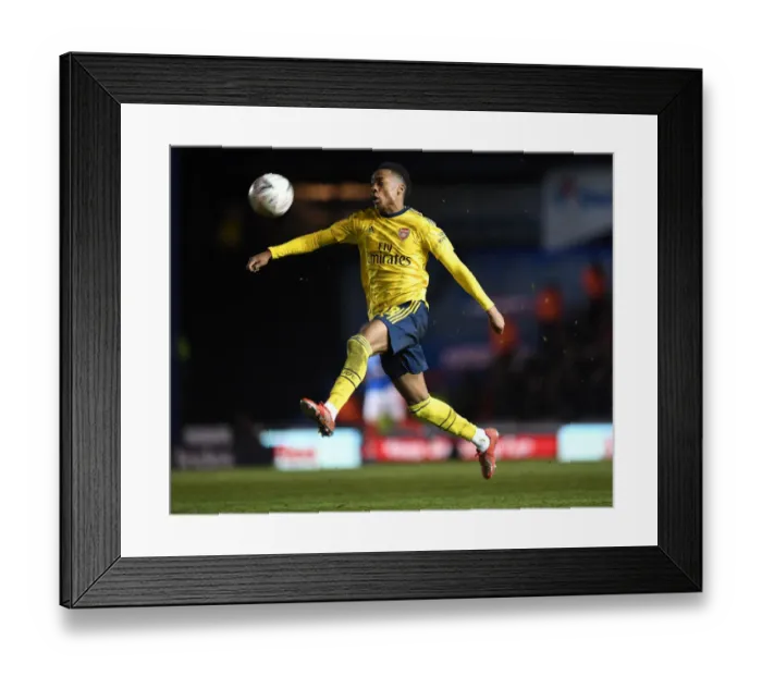 Framed Print : Arsenal's Joe Willock Shines in FA Cup Fifth Round Clash Against Portsmouth