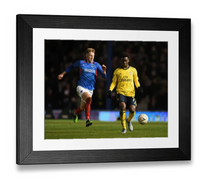 Framed Print : Arsenal vs. Portsmouth: FA Cup Fifth Round Clash at Fratton Park, March 2020 Framed Print : Arsenal vs. Portsmouth: FA Cup Fifth Round Clash at Fratton Park, March 2020