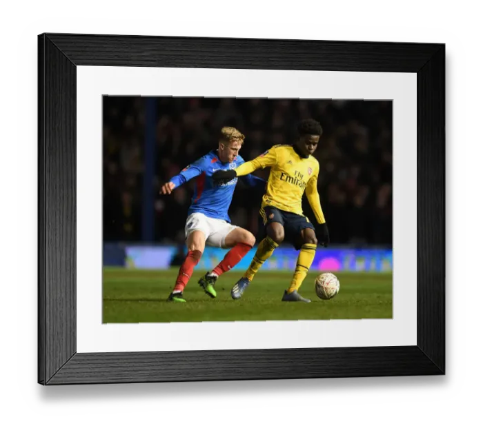 Framed Print : Arsenal vs. Portsmouth: FA Cup Fifth Round Clash at Fratton Park, March 2020 Framed Print : Arsenal vs. Portsmouth: FA Cup Fifth Round Clash at Fratton Park, March 2020
