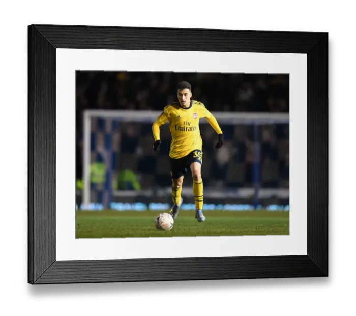 Framed Print : Arsenal vs. Portsmouth: FA Cup Fifth Round Showdown at Fratton Park, March 2020