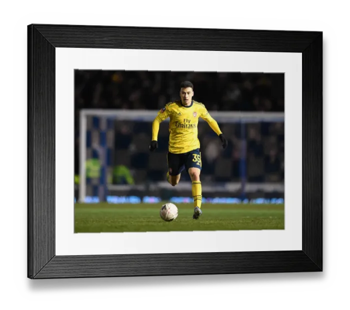 Framed Print : Arsenal vs. Portsmouth: FA Cup Fifth Round Clash at Fratton Park, March 2020