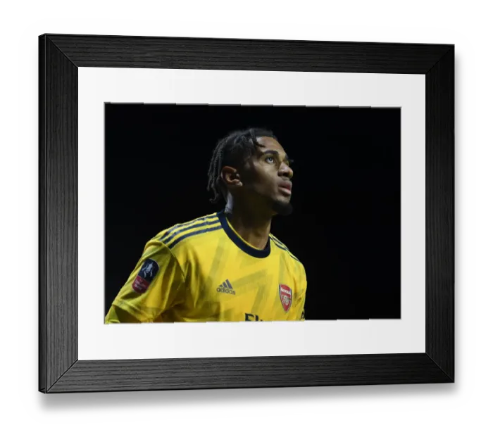Framed Print : FA Cup Fifth Round: Nelson Stars as Arsenal Triumph Over Portsmouth at Fratton Park
