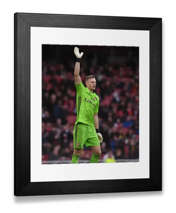 Framed Print : Focused Leno: Arsenal vs West Ham United, Premier League 2019-20 Framed Print : Focused Leno: Arsenal vs West Ham United, Premier League 2019-20