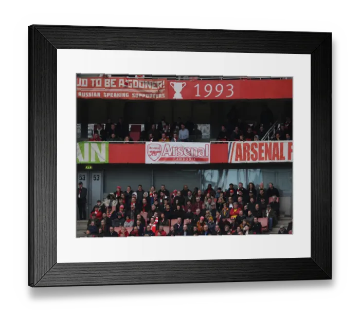 Framed Print : Arsenal vs. West Ham United: Premier League Clash at Emirates Stadium