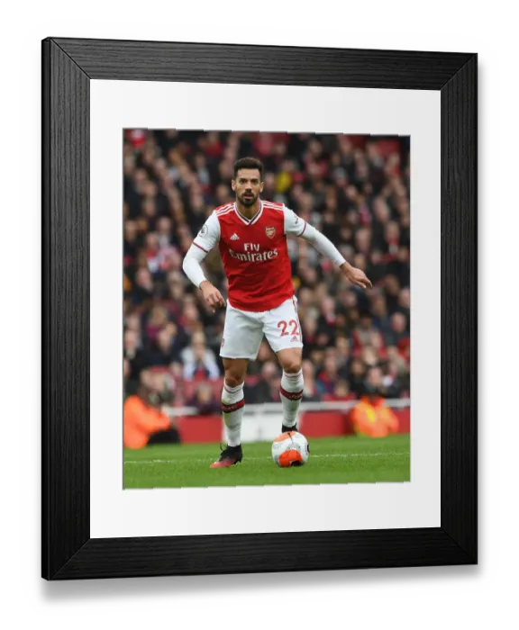 Framed Print : Arsenal's Pablo Mari in Action: Arsenal vs West Ham United, Premier League 2019-2020