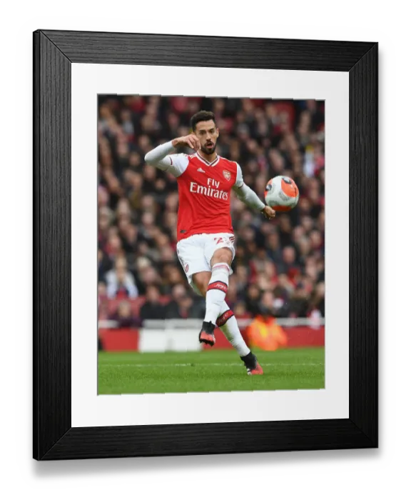 Framed Print : Pablo Mari in Action: Arsenal vs. West Ham United, Premier League 2019-2020