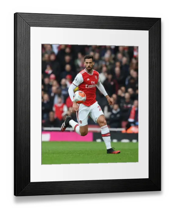 Framed Print : Arsenal's Pablo Mari in Action Against West Ham United - Premier League 2019-2020