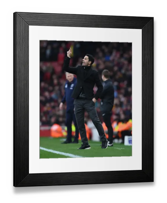 Framed Print : Mikel Arteta vs. West Ham United: Arsenal's Coach Faces Off in Premier League Showdown Framed Print : Mikel Arteta vs. West Ham United: Arsenal's Coach Faces Off in Premier League Showdown