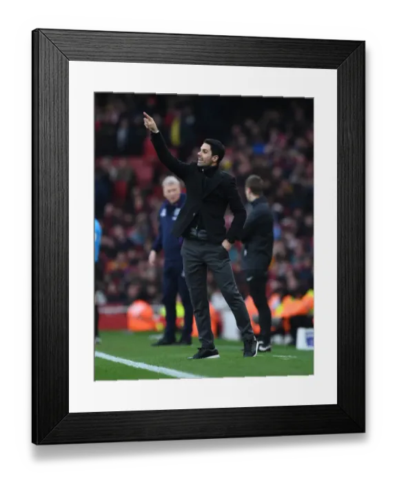 Framed Print : Mikel Arteta Leads Arsenal Against West Ham United in Premier League Showdown Framed Print : Mikel Arteta Leads Arsenal Against West Ham United in Premier League Showdown