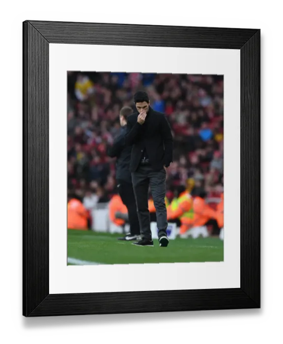 Framed Print : Mikel Arteta Faces Off Against West Ham United in Premier League Clash Framed Print : Mikel Arteta Faces Off Against West Ham United in Premier League Clash