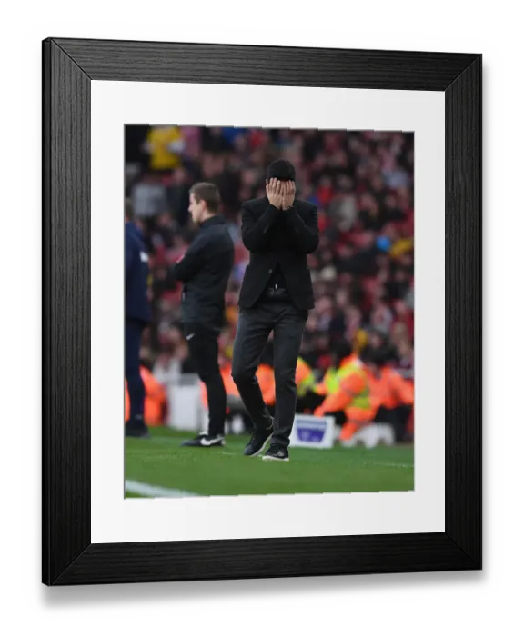 Framed Print : Mikel Arteta Guides Arsenal in Premier League Clash Against West Ham United Framed Print : Mikel Arteta Guides Arsenal in Premier League Clash Against West Ham United