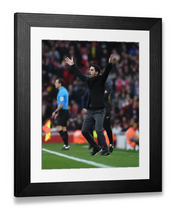 Framed Print : Mikel Arteta Leads Arsenal Against West Ham United in Premier League Showdown Framed Print : Mikel Arteta Leads Arsenal Against West Ham United in Premier League Showdown
