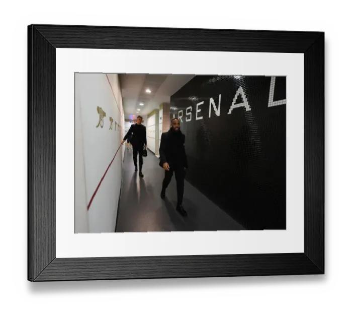 Framed Print : Arsenal's Alex Lacazette in the Changing Room Before Arsenal v West Ham United (2019-20)