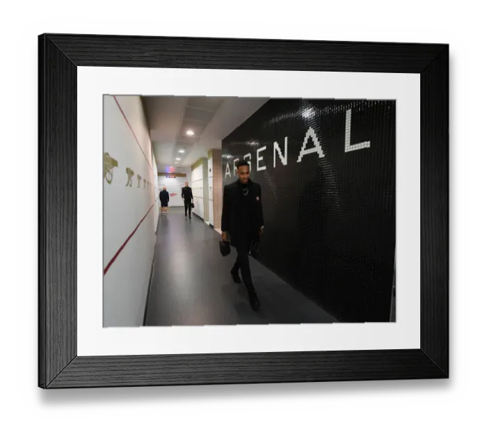 Framed Print : Arsenal vs. West Ham United: Premier League Showdown at Emirates Stadium
